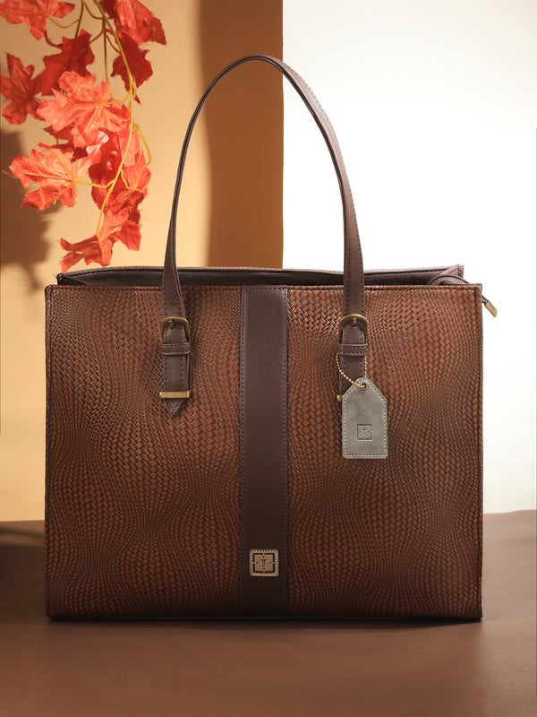 Texas Business Tote Bag | Premium Handcrafted Vegan Leather Shoulder Bag for Professionals & Office Essentials (Copy)