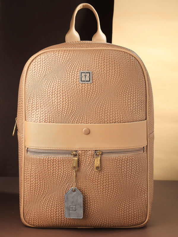 The TEXAS Aura Premium Vegan Leather Laptop Backpack