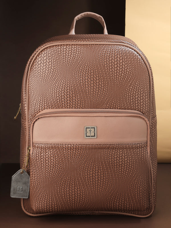 TEXAS Aura Premium Designer vegan leager Laptop Backpack | Fits 15.6-Inch Laptop, 14L Capacity (Copy)